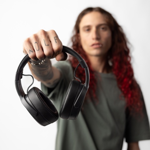 Słuchawki bezprzewodowe Skullcandy Crusher Wireless (Black)