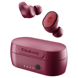 Słuchawki dokanałowe bezprzewodowe - Skullcandy Sesh Evo Deep Red