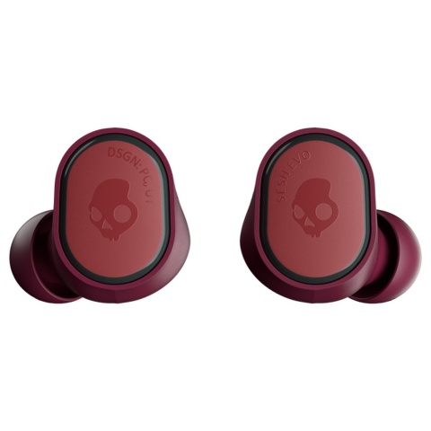Słuchawki dokanałowe bezprzewodowe - Skullcandy Sesh Evo Deep Red