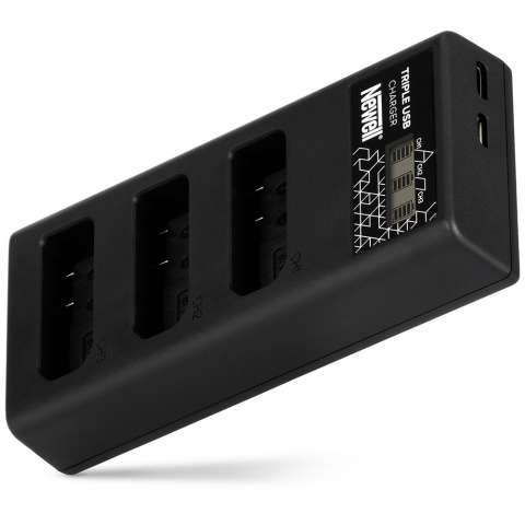 Ładowarka trzykanałowa CD-USB-C do akumulatorów EN-EL14 do Nikon - Newell
