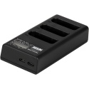 Ładowarka trzykanałowa CD-USB-C do akumulatorów EN-EL14 do Nikon - Newell