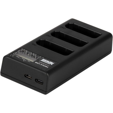 Ładowarka trzykanałowa CD-USB-C do akumulatorów EN-EL14 do Nikon - Newell