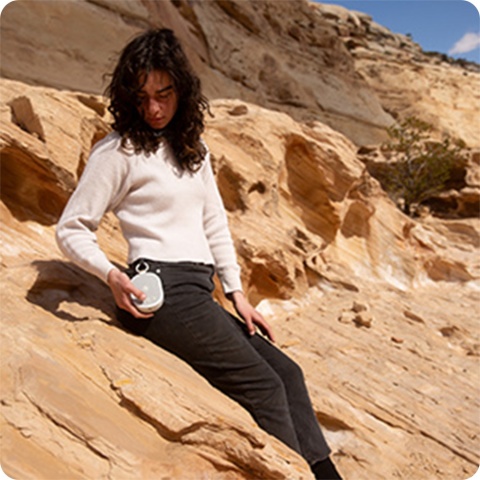 Głośnik bezprzewodowy Skullcandy KILO COMPACT (BONE/ORANGE)