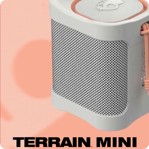 Głośnik bezprzewodowy Skullcandy TERRAIN Mini (BONE/ORANGE)