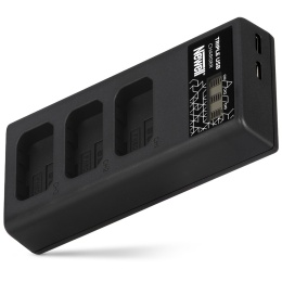 Ładowarka trzykanałowa CD-USB-C do akumulatorów NP-FW50 do Sony - Newell