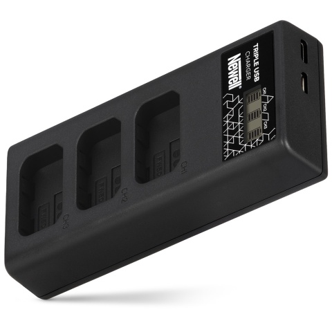 Ładowarka trzykanałowa CD-USB-C do akumulatorów NP-FW50 do Sony - Newell