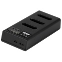 Ładowarka trzykanałowa CD-USB-C do akumulatorów NP-BX1 do Sony - Newell