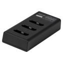Ładowarka trzykanałowa CD-USB-C do akumulatorów NP-BX1 do Sony - Newell