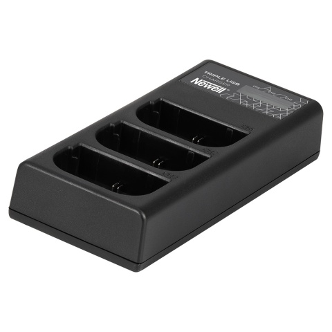 Ładowarka trzykanałowa CD-USB-C do akumulatorów LP-E6 do Canon - Newell