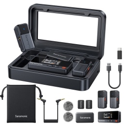 Zestaw do bezprzewodowej transmisji dźwięku Air-01 (RX + TX +TX) - Saramonic