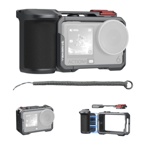 FREEWELL DJI Osmo Action 6 Creator Pro Cage - Klatka operatorska z gripem