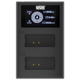 Ładowarka dwukanałowa FDL-USB-C do akumulatorów LP-E12 do Canon Newell