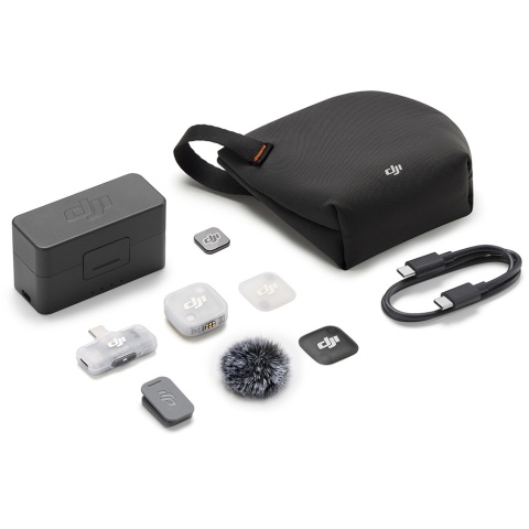 Mikrofon bezprzewodowy DJI Mic Mini 2 (1 TX + 1 Mobile RX + Etui ładujące)