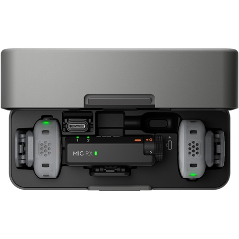 System mikrofonów bezprzewodowych DJI Mic Mini 2 (2 TX + 1 RX + Etui ładujące)