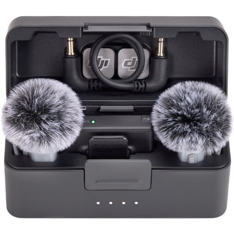 System mikrofonów bezprzewodowych DJI Mic Mini 2 (2 TX + 1 RX + Etui ładujące)