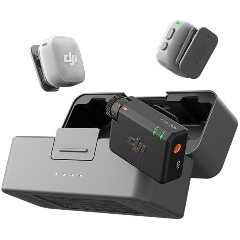 System mikrofonów bezprzewodowych DJI Mic Mini 2 (2 TX + 1 RX + Etui ładujące)