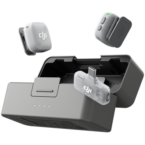 System mikrofonów bezprzewodowych DJI Mic Mini 2 (2 TX + 1 Mobile RX + Etui ładujące)