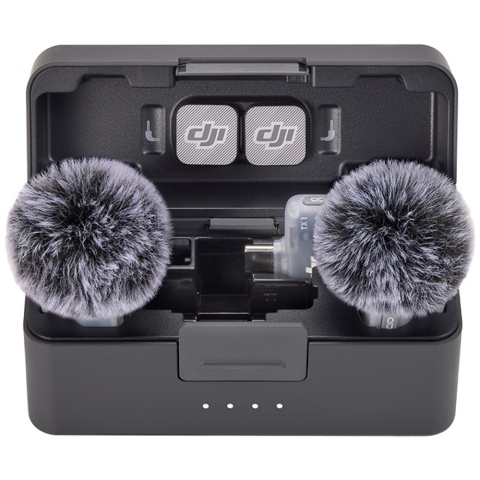 System mikrofonów bezprzewodowych DJI Mic Mini 2 (2 TX + 1 Mobile RX + Etui ładujące)