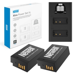 Zestaw ładowarka dwukanałowa DL-USB-C i 2x akumulatory LP-E17 do Canon Newell