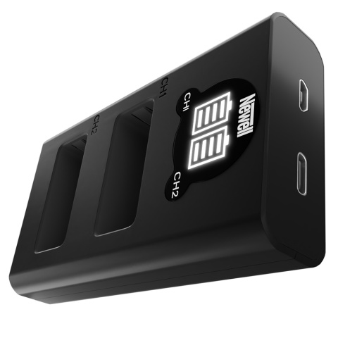 Zestaw ładowarka dwukanałowa DL-USB-C i 2x akumulatory LP-E17 do Canon Newell