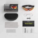 Okulary Sportowe AI Rower Bieganie z Kamerą Słuchawki Kostne Interkom UV400