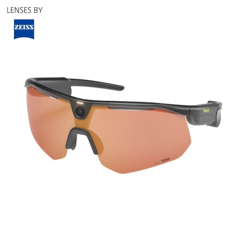 Okulary Sportowe AI Rower Narty Zeiss Kamera POV Słuchawki Kostne Interkom