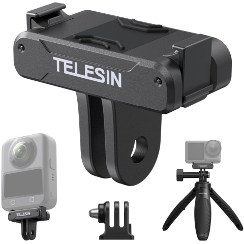 Uchwyt do kamery DJI Osmo Action 4/5 Pro Magnetic Quick-Release - Telesin
