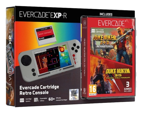 Evercade EXP-R + Duke Nukem Collection 1 - Konsola + gra