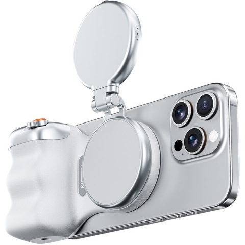 Uchwyt do smartfonów Biały Fun Shot Magnetic Grip - Telesin