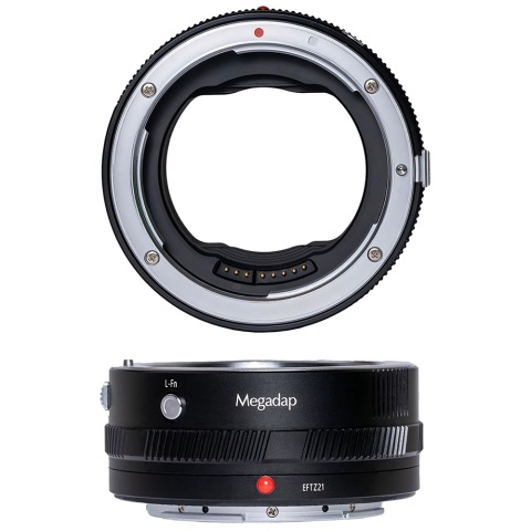 Adapter bagnetowy z autofocusem EFTZ21 do Canon EF / Nikon Z - Megadap