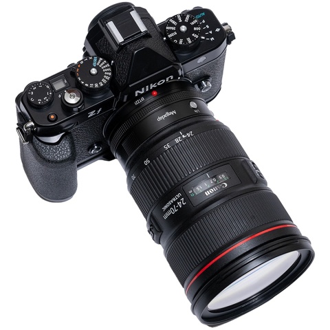 Adapter bagnetowy z autofocusem EFTZ21 do Canon EF / Nikon Z - Megadap