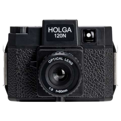 Aparat analogowy Holga 120N - czarny