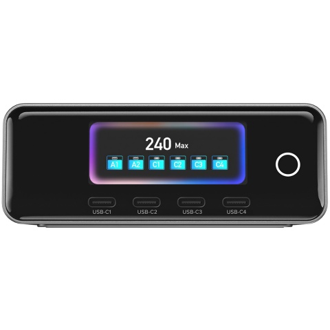 Ładowarka Sieciowa GaN 240 W TFT - EU Newell