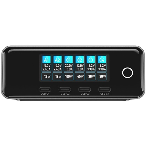 Ładowarka Sieciowa GaN 240 W TFT - EU Newell