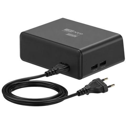 Ładowarka Sieciowa GaN 240 W TFT - EU Newell