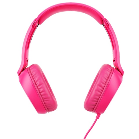 Słuchawki nauszne - Icon 180 Wired (Różowe) Skullcandy