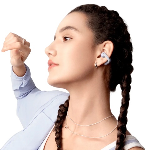 Słuchawki otwarte Shokz OpenDots Air (Fioletowy)