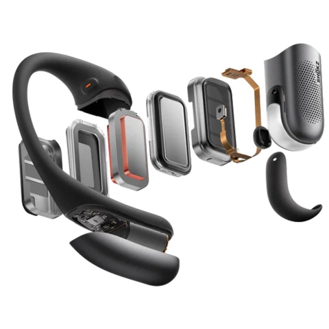 Słuchawki otwarte True Wireless z redukcją hałasu Shokz OpenFit Pro (Czarny)