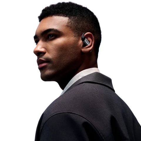Słuchawki otwarte True Wireless z redukcją hałasu Shokz OpenFit Pro (Czarny)