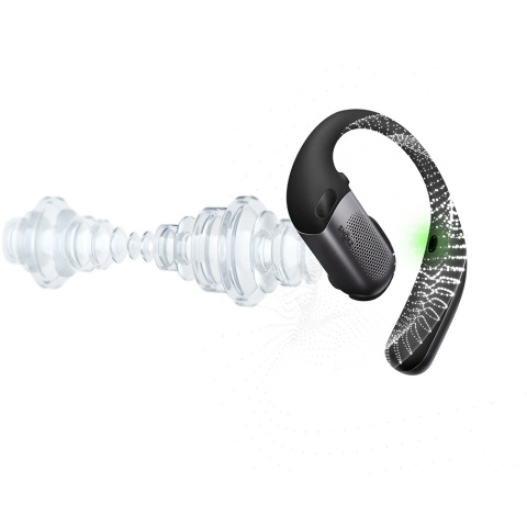 Słuchawki otwarte True Wireless z redukcją hałasu Shokz OpenFit Pro (Czarny)