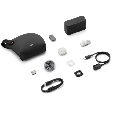 System mikrofonów bezprzewodowych DJI Mic Mini 2S (1TX + 1RX + etui ładujące)