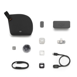 System mikrofonów bezprzewodowych DJI Mic Mini 2S (1TX + 1RX + etui ładujące)