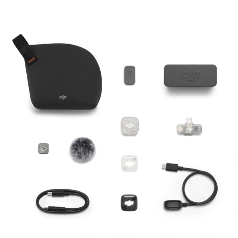 System mikrofonów bezprzewodowych DJI Mic Mini 2S (1TX + 1RX + etui ładujące)