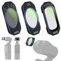 Zestaw filtrów CPL / VND / Black Mist 1 / 4 do kamer DJI Osmo Pocket 4 / 3 TELESIN