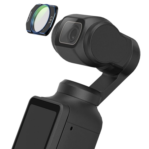Zestaw filtrów CPL / VND / Black Mist 1 / 4 do kamer DJI Osmo Pocket 4 / 3 TELESIN