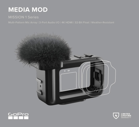 GoPro Media Mod - Ramka do MISSION 1 Series