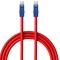 Kabel USB-C - USB-C 100 W 2 m Silikonowy Czerwono-Granatowy - Newell