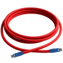 Kabel USB-C - USB-C 100 W 2 m Silikonowy Czerwono-Granatowy - Newell