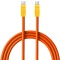 Kabel USB-C - USB-C 100 W 2 m Silikonowy Pomarańczowo-Żółty - Newell