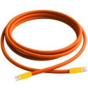 Kabel USB-C - USB-C 100 W 2 m Silikonowy Pomarańczowo-Żółty - Newell
